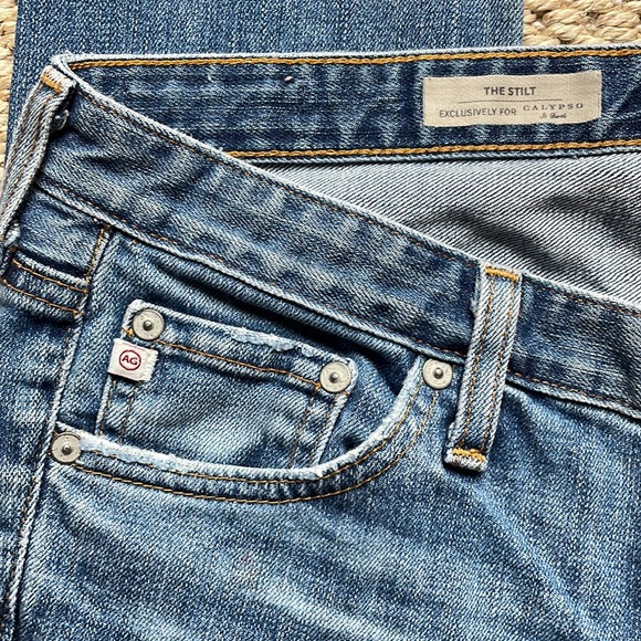 AG Adriano Goldschmied Jeans Calypso THE STILT 28R Cigarette Leg W30 L30.5 USA - Picture 4 of 16